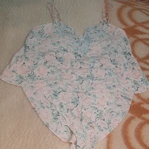 Vintage Gold label victoria secrets floral